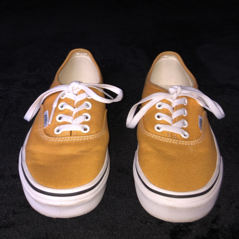 Yellow Canvas Vans